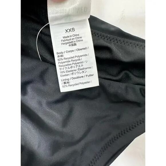 NWT J. Crew Scrunchie Strap Full Coverage Bikini Swim Bottom XL Black #3112 - Picture 9 of 14